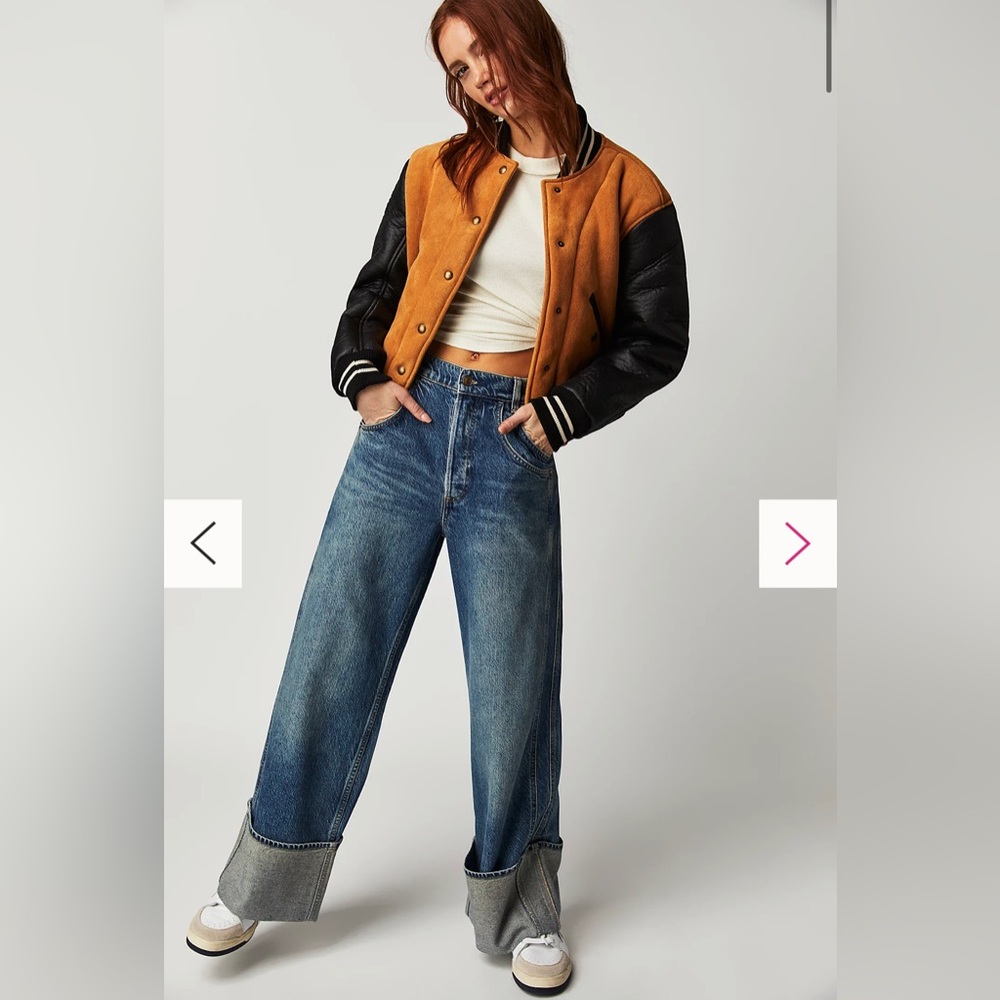 We The Free Final Countdown Cuffed Low-Rise Jeans